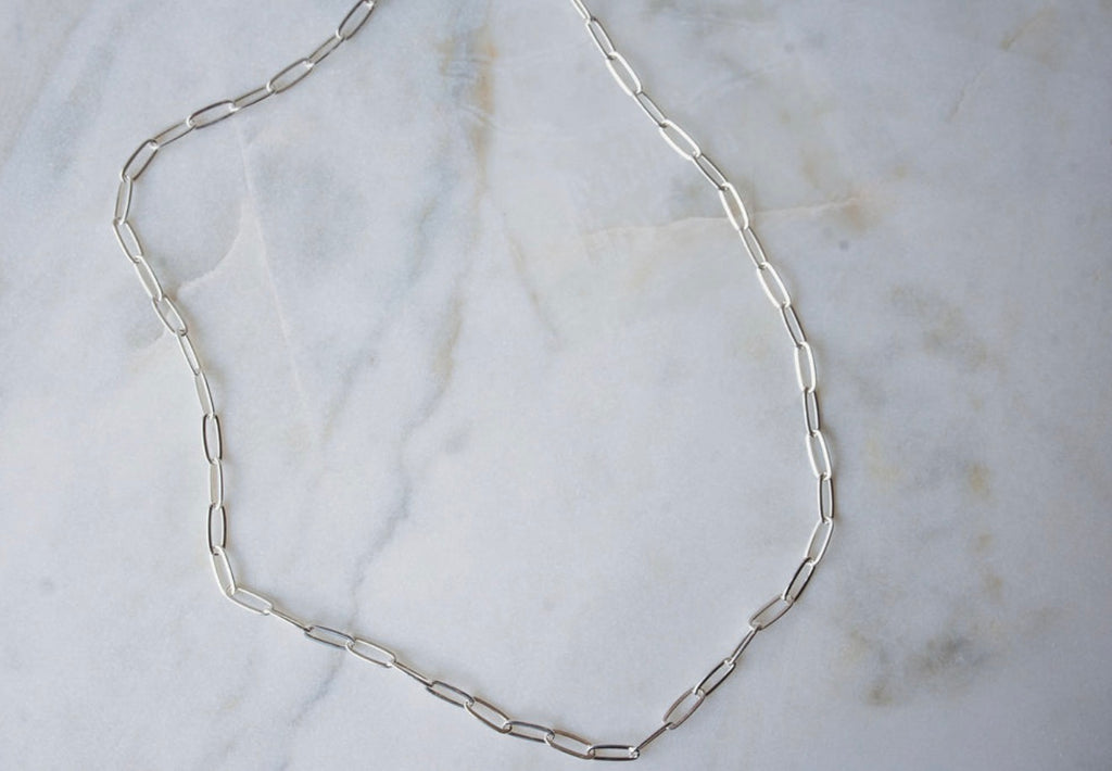 Large Classic Paperclip Necklace