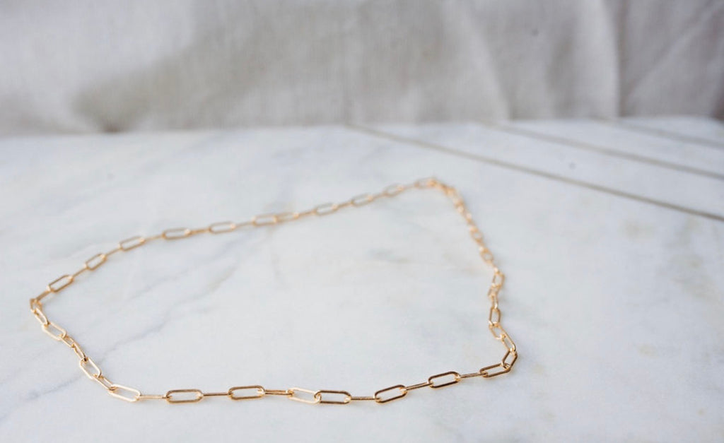 Large Classic Paperclip Necklace