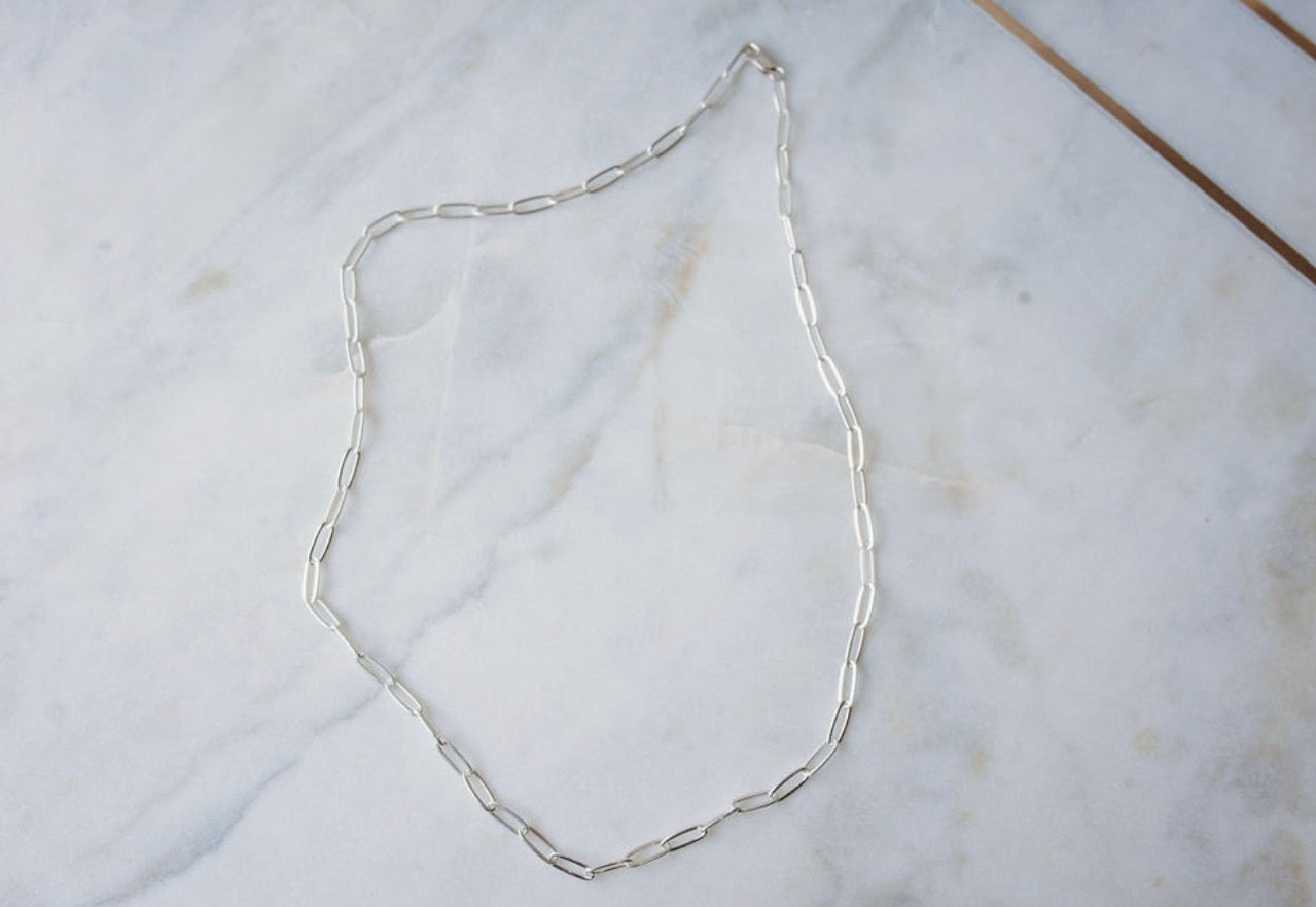 Large Classic Paperclip Necklace