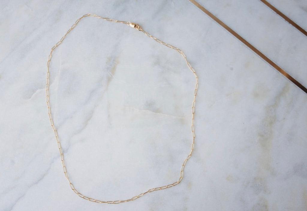 Small Classic Paperclip Necklace